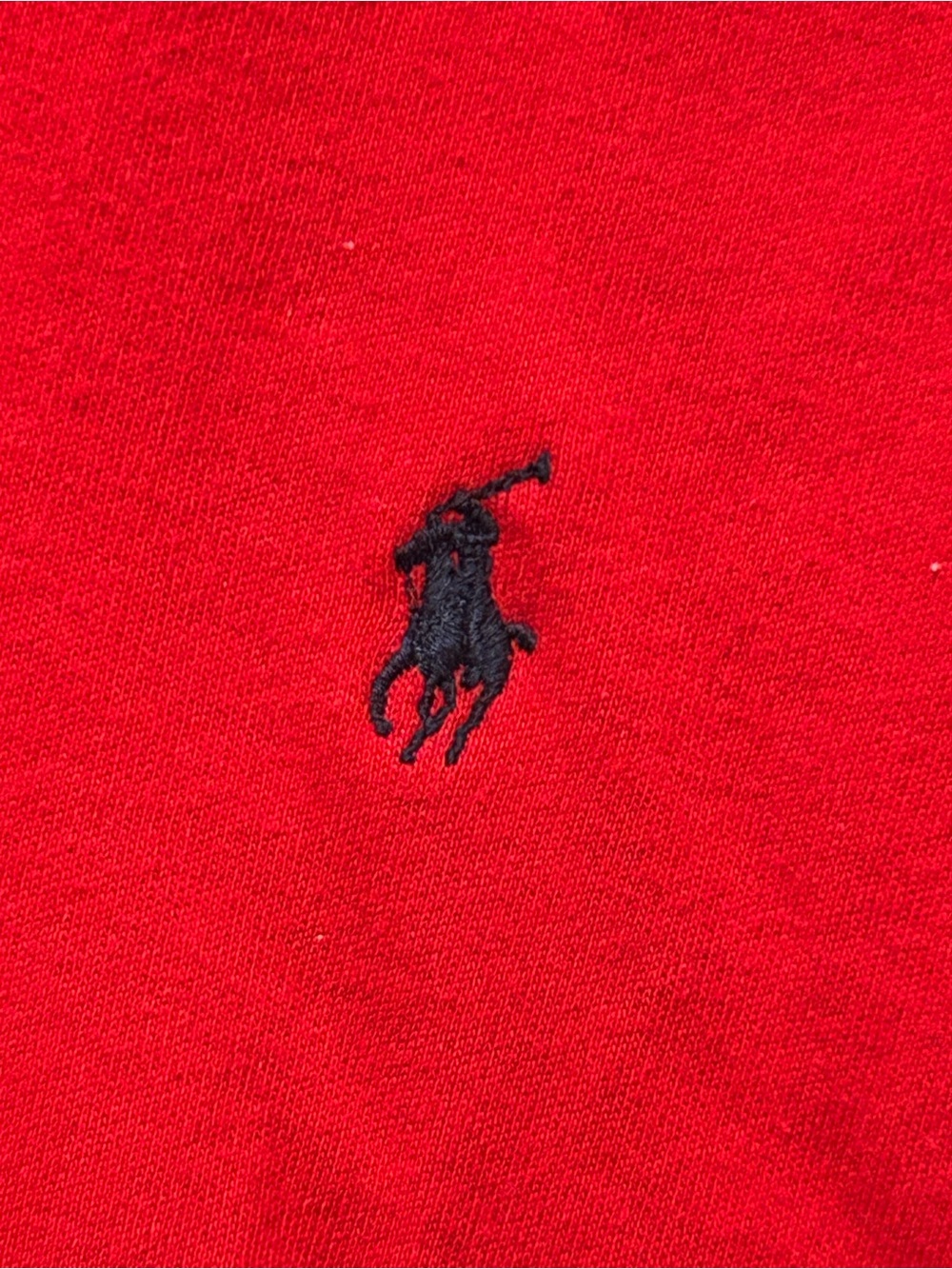 Polo Ralph Lauren Mens Designer Red 100% Cotton Short Sleeve Polo Shirt Sz XL - Picture 3 of 6